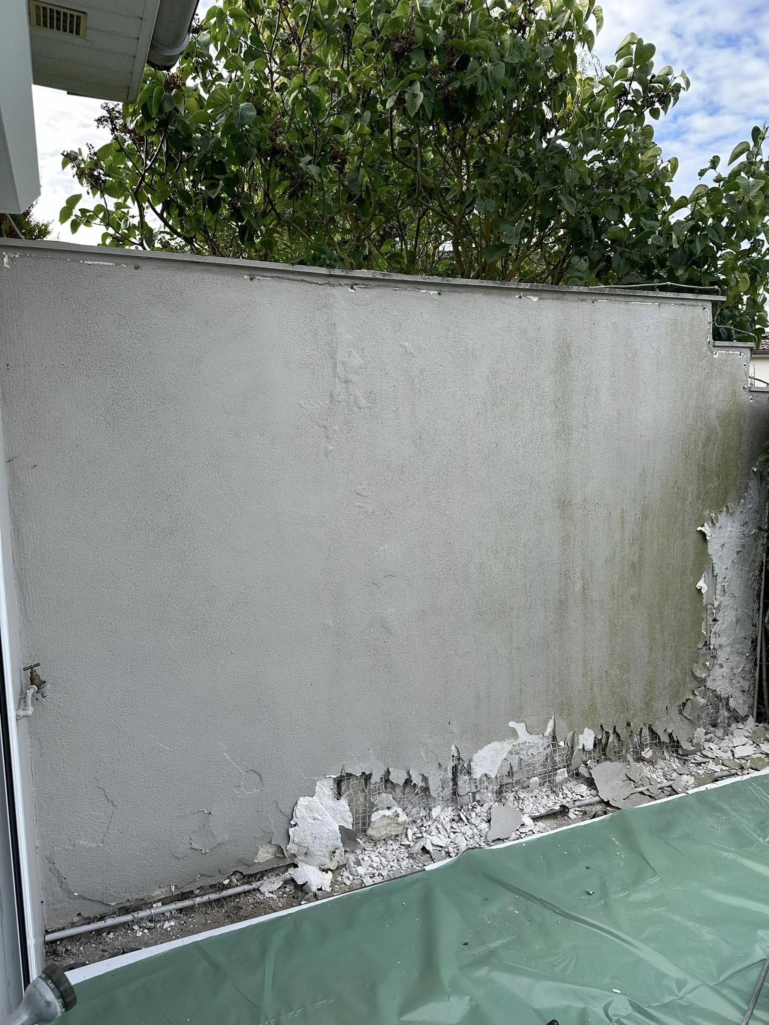 Cimentage extérieur, photographie 1