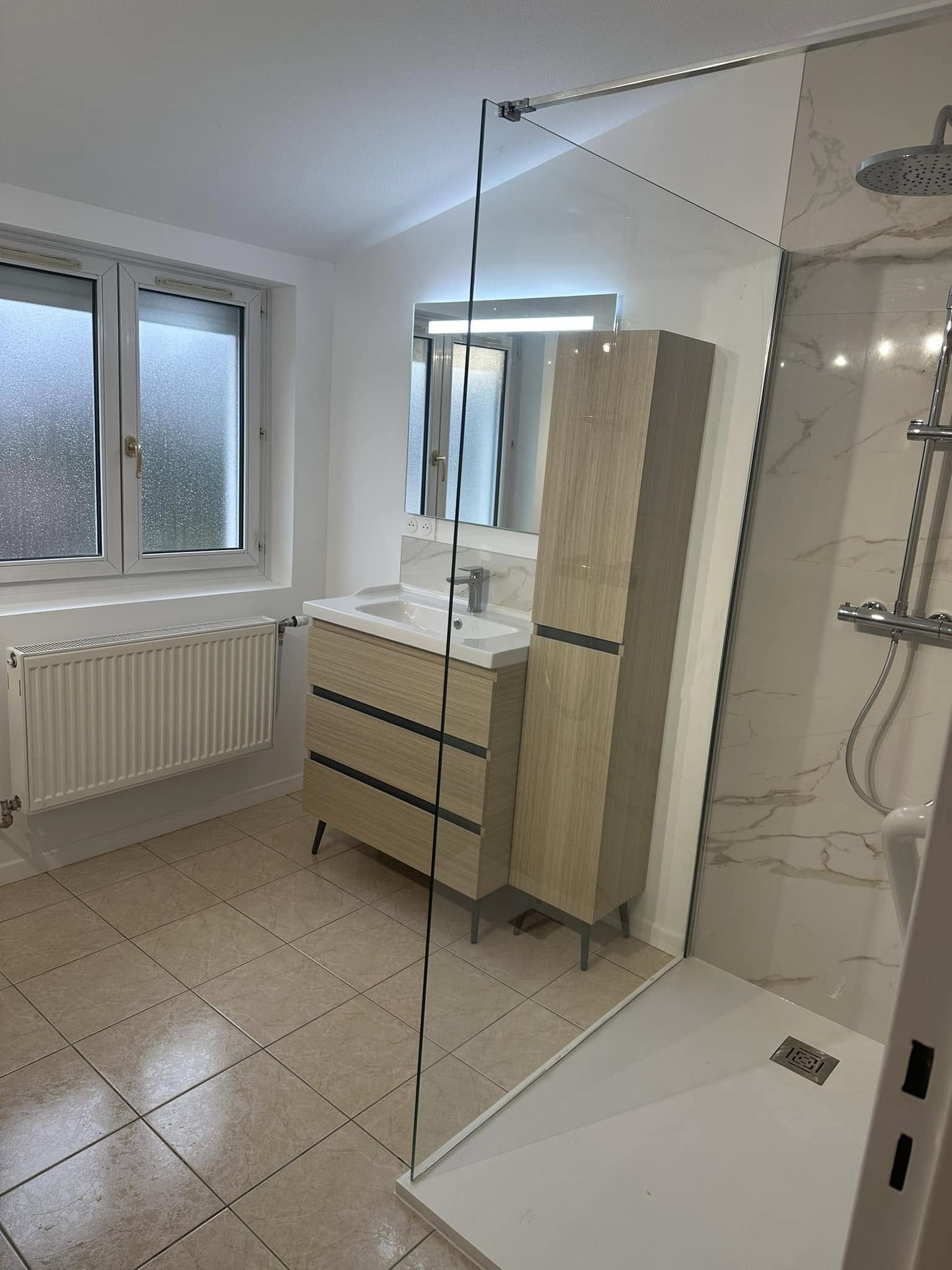 Rénovation complète d’une salle de bain, photographie 6